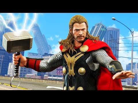 Jugando como THOR en GTA 5! Grand Theft Auto V – GTA V Mods
