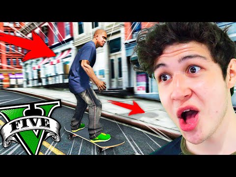 Jugando GTA 5 como SKATER! Grand Theft Auto V – GTA V Mods