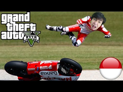 Kecelakaan Motor – Grand Theft Auto V – GTA 5 #2