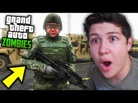 LA BASE MILITAR!! GTA V APOCALIPSIS ZOMBIE #4 GRAND THEFT AUTO 5 MOD ZOMBIE APOCALYPSE