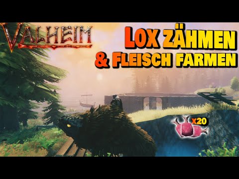 Lox zähmen & super einfach Lox Fleisch farmen | Valheim Guide