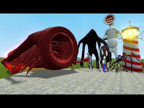 MAW INCIDENT TROLLGE VS TREVOR HENDERSON CREATURES!! Garry's Mod Sandbox