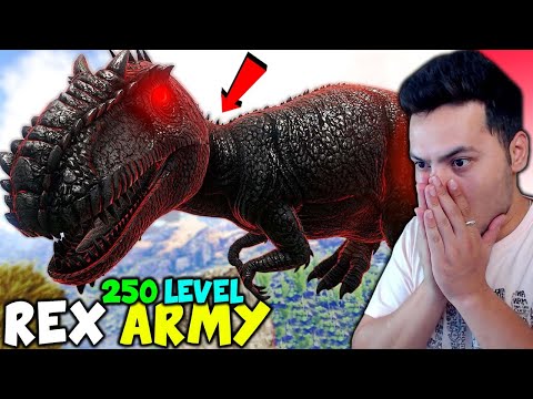 Meet My Rex Army (LEVEL 250) – Ark Survival Evolved – PART 38 (HINDI) 2022
