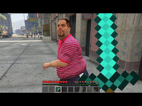 Minecraft but it's GTA 5…