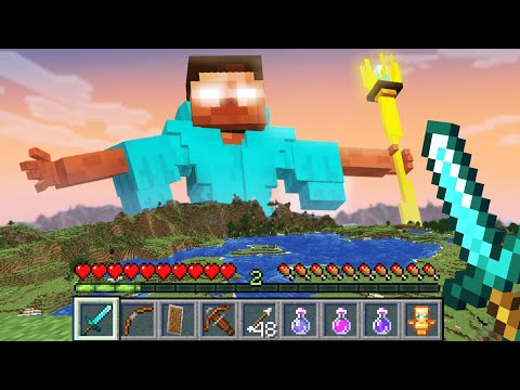 Minecraft but there are Custom Bosses