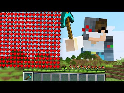 Minecraft but your Hearts = your Size