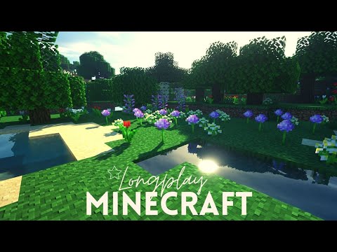 Minecraft Longplay Flower Forest Peaceful Survival Simple Home – No Commentary