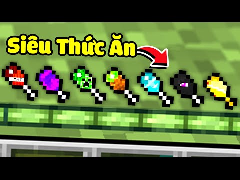 Minecraft Nhưng Bạn Có Siêu Thanh Thức Ăn