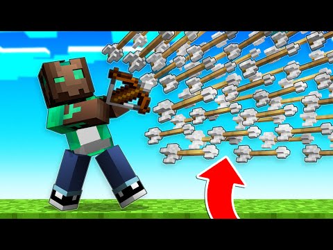 MINECRAFT pero CREAMOS LAS MEJORES BALLESTAS OP! 😱😂