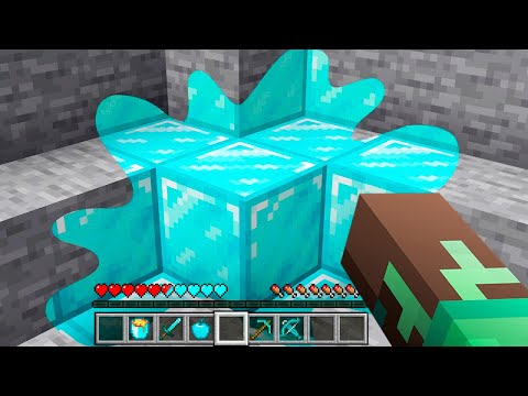 MINECRAFT pero TODO LO QUE TOCO SE CONVIERTE EN DIAMANTE!💎💎