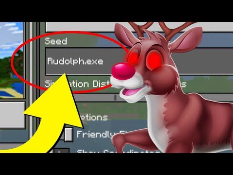 Minecraft "Rudolph.exe" World (Evil Rudolph Christmas Minecraft Seed)