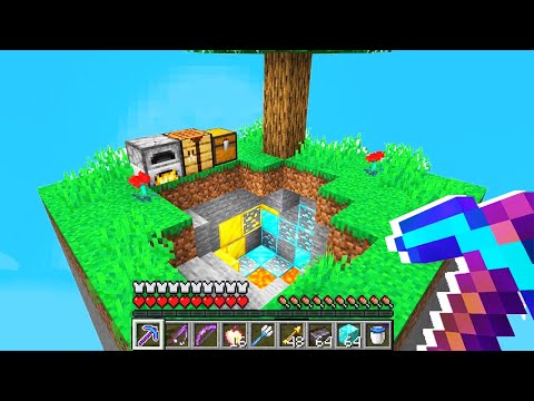 Minecraft survie: Un seul chunk !!