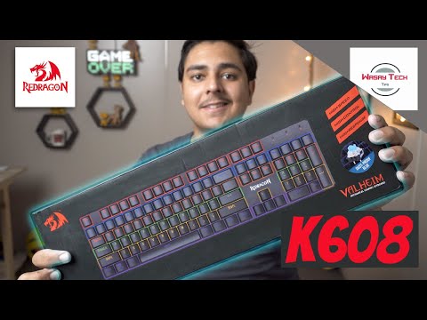 Redragon K608 Valheim Rainbow Gaming Keyboard Unboxing 🔥🔥🔥