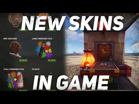 Rust *NEW* Lunar Item Store Skins In Game Showcase 2/11