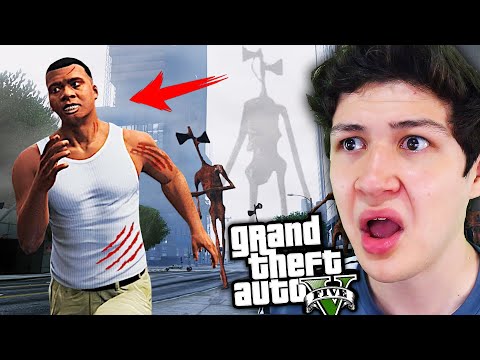 SIREN HEAD DESTRUYE la CIUDAD en GTA 5! Grand Theft Auto V – GTA V Mods