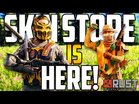 SKIN STORE IS HERE! *In Game Previews* Update 1 07 RUST CONSOLE EDITION
