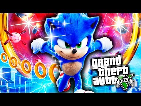 Soy SONIC en GTA 5 (el personaje más rapido)!! Grand Theft Auto V – GTA V Mods