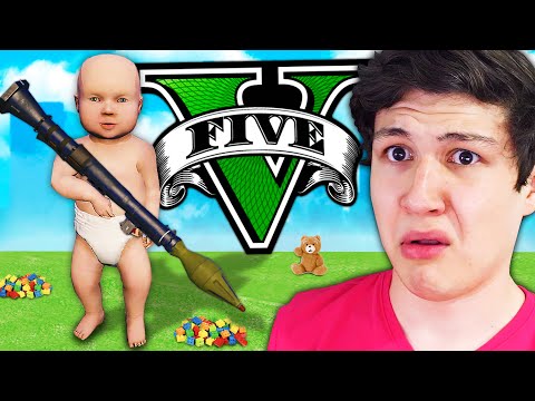 Soy un BEBÉ en GTA 5! Grand Theft Auto V – GTA V Mods