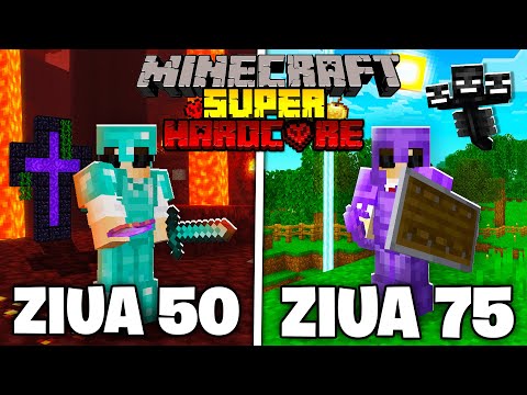 Supravietuiesc 75 de Zile pe Minecraft Super Hardcore !