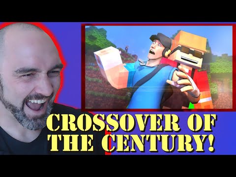 Team Fortress 2 X Minecraft-Army Combat Vet REACTS!