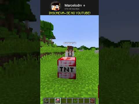 TESTANDO TNTS SECRETAS DO MINECRAFT! #Shorts #Minecraft
