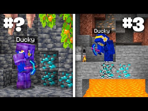 Testing The 3 Best Diamond Mining Methods in Minecraft 1.18!
