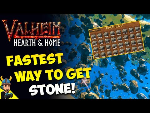 The Fastest Way To Get Stone in Valheim!