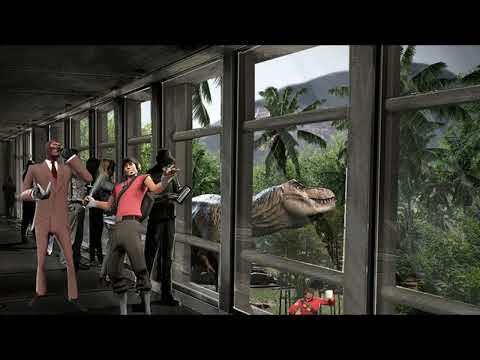 The Team Fortress 2 Mercs visit Jurassic World Part 2 (15.ai)