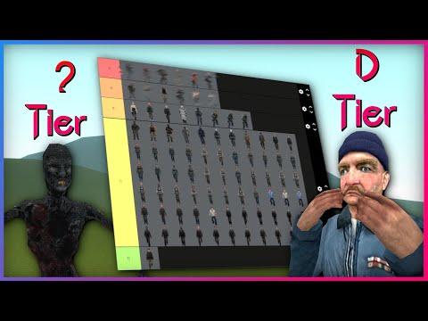 The "Ultimate" Garry's Mod Playermodel Tier List