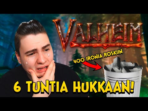 Valheim Hardcore: PELASIN 6 TUNTIA TURHAAN! #4