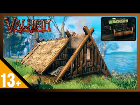 Valheim: How To Build Small Home -Viking Shelter- Build Guide