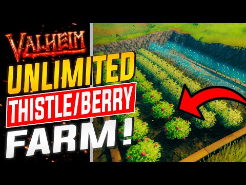 Valheim – Most Efficient Ways To FARM Thistle, Berries & Mushrooms // Build Guide
