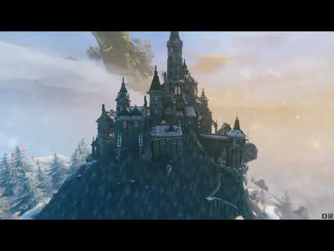 VALHEIM MOUNTAIN CASTLE