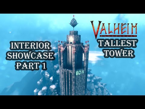 Valheim Tallest Tower Interior Showcase Part 1