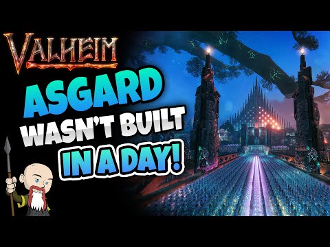 Valheim: Two Week Asgard Build & Behind the Scenes