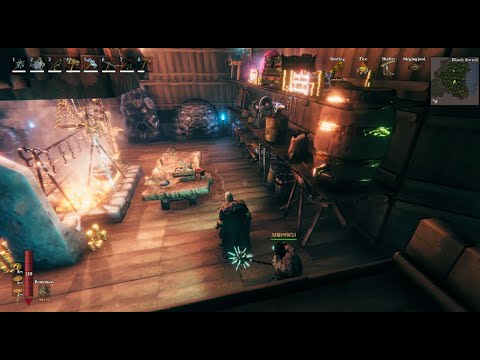 Valheim Underground Base – Max Level Comfort, Fully Equipped, Raid Proof