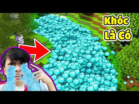 Vinh Khóc Sẽ Rơi Ra 9,999,999 Kim Cương 😭 CHẾ ĐỘ EM BÉ THỬ THÁCH NÀY QUÁ DỄ TRONG MINECRAFT LUÔN