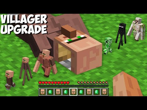Why did I TRANSFORM ALL MOBS INTO VILLAGER MOBS in Minecraft ? INCREDIBLE VILLAGER UPGRADE !