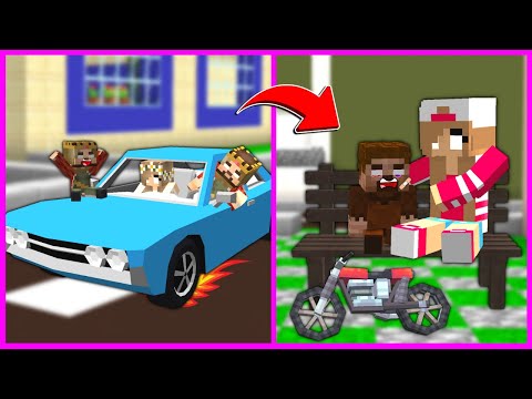 ZENGİN HEROBRİNE AİLESİ VS FAKİR HEROBRİNE AİLESİ! 😱 – Minecraft