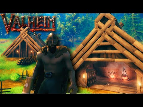 201 IQ Top Tier Builder Builds Buildings | Valheim Gameplay/Lets Play, Barbarian Challenge E3