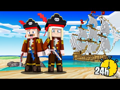24H ALS PIRATEN LEBEN IN MINECRAFT!