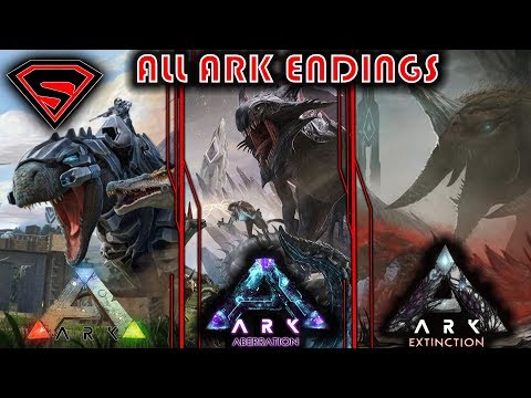 ARK ALL CINEMATIC ENDINGS – THE STORY SO FAR (ARK SURVIVAL EVOLVED, ABERRATION & EXTINCTION)