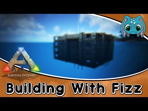 ARK:Survival Evolved Building w/ Fizz :: Underwater Trapper Boat!!!