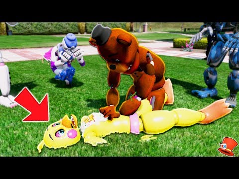 CAN WITHERED FREDDY SAVE HIS GF? (GTA 5 Mods FNAF RedHatter)
