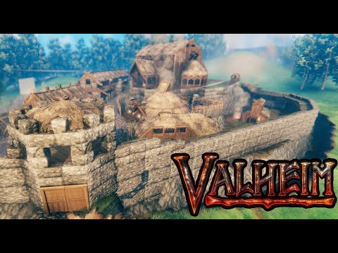 Castle Walls & Storage Building ~ Valheim #25