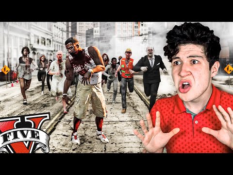 CONVIERTO a TODOS en ZOMBIES en GTA 5! 🧟🪦 (Mods)