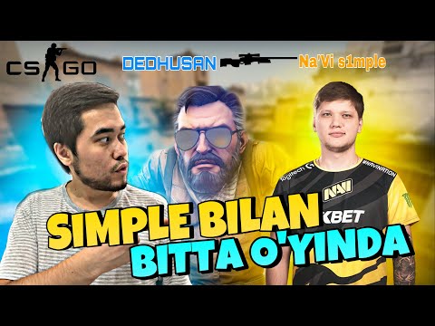 COUNTER STRIKE: GLOBAL OFFENSIVE – SIMPLE BILAN BITA O’YINDA O’ZBEKCHA LETSPLAY CS:GO