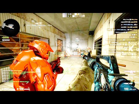 Counter Strike Global Offensive – Zombie Escape mod online gameplay on ze_thousand_steps_go1 map