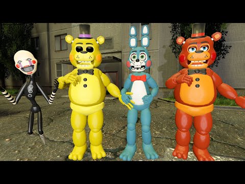 АНИМАТРОНИКИ ИЩУТ НАС В ДОМЕ FNAF 4 COOP ► Garry's Mod
