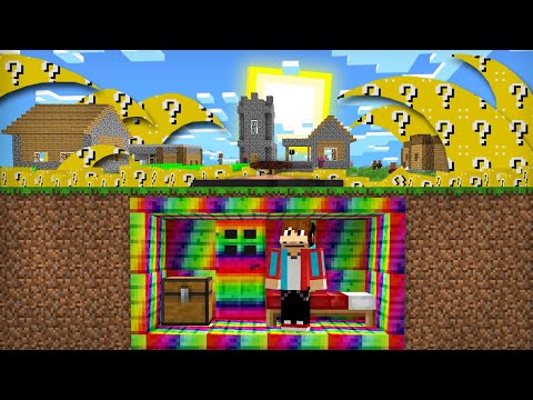 КАК МНЕ ПЕРЕЖИТЬ ЦУНАМИ ИЗ ЛАКИ БЛОКОВ В МАЙНКРАФТ | Компот Minecraft